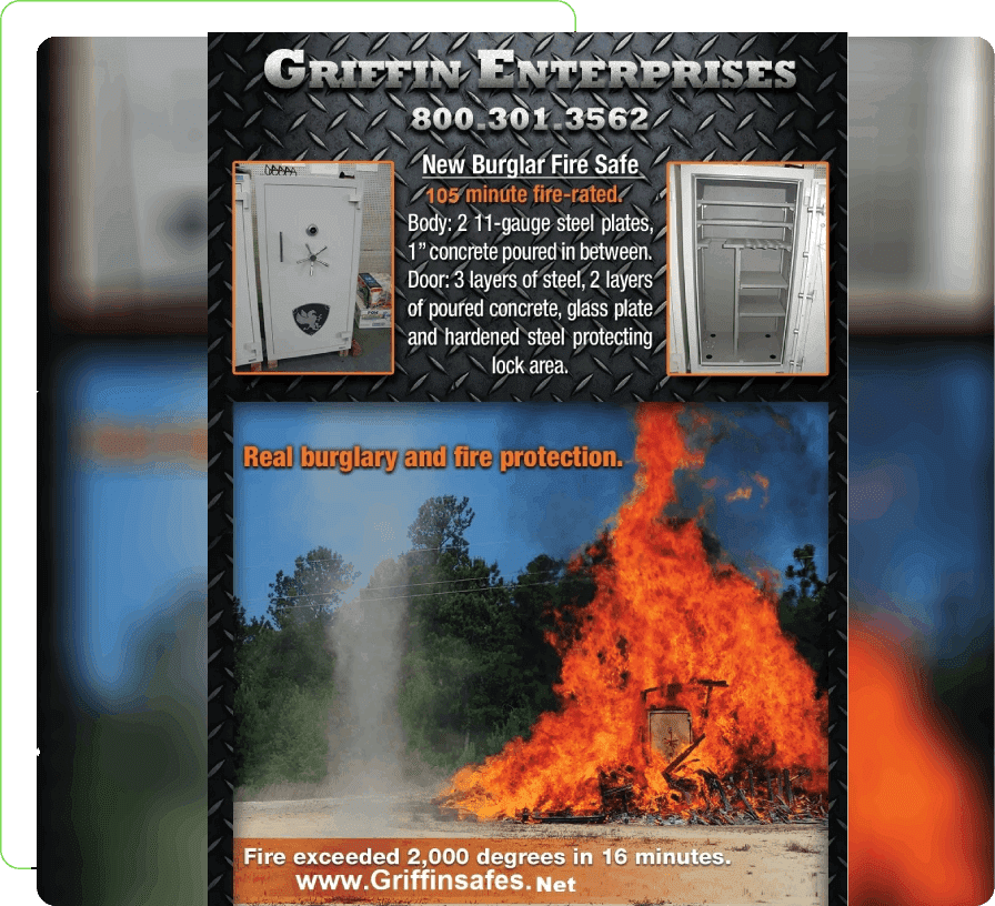 Fire-resistant steel door and frame for safety and protection.